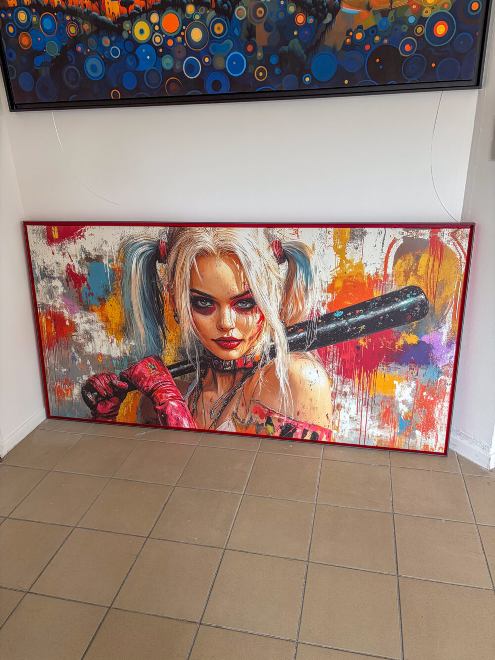 tableau Harley Quinn 100x200 Décoration murale