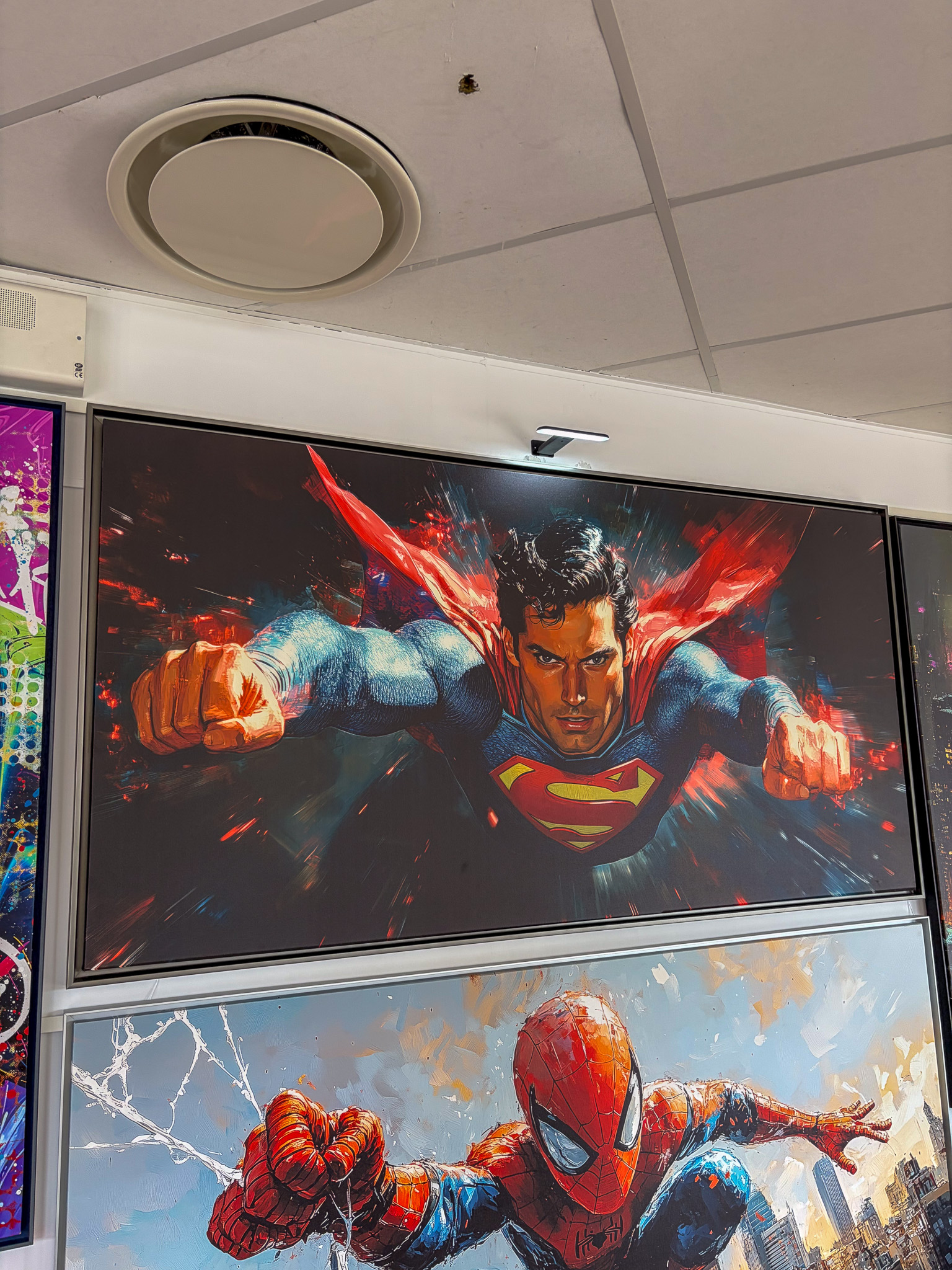 tableau DC Comics superman premium