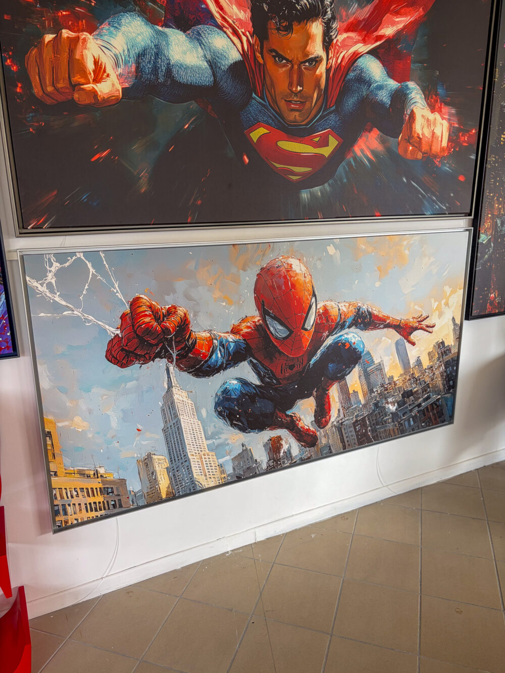 tableau Spider-Man city