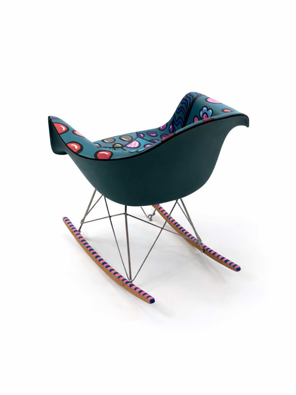 Chaise artistique peinte à la main | Van Mulukom