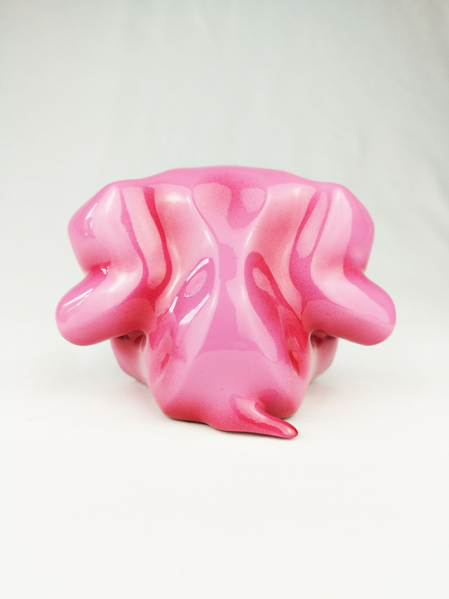 Sculpture Éléphant Rose 15 cm – DAV’ART | Objet Déco Design