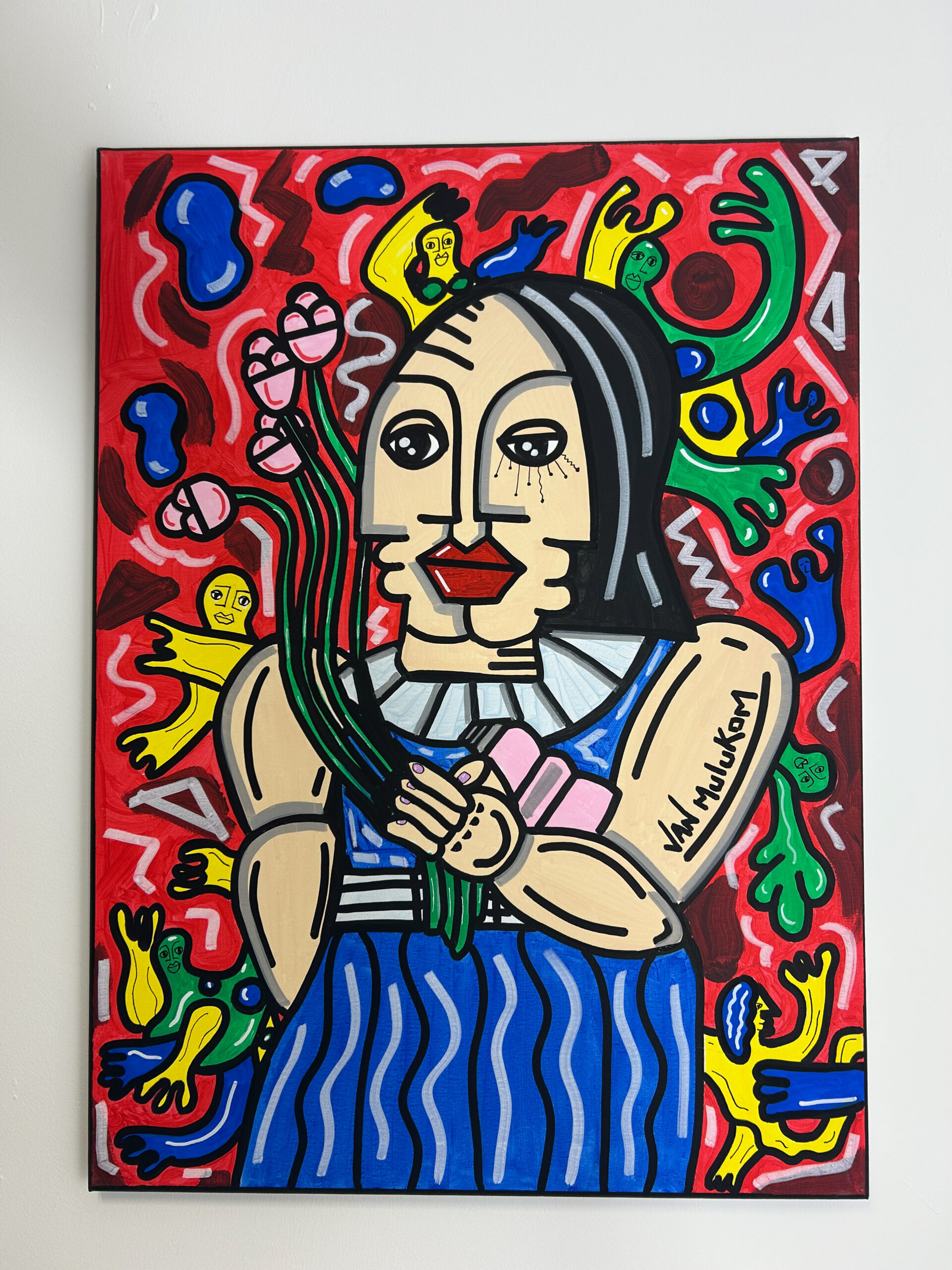 Fernande n°2 – Tableau pop art original | Van Mulukom