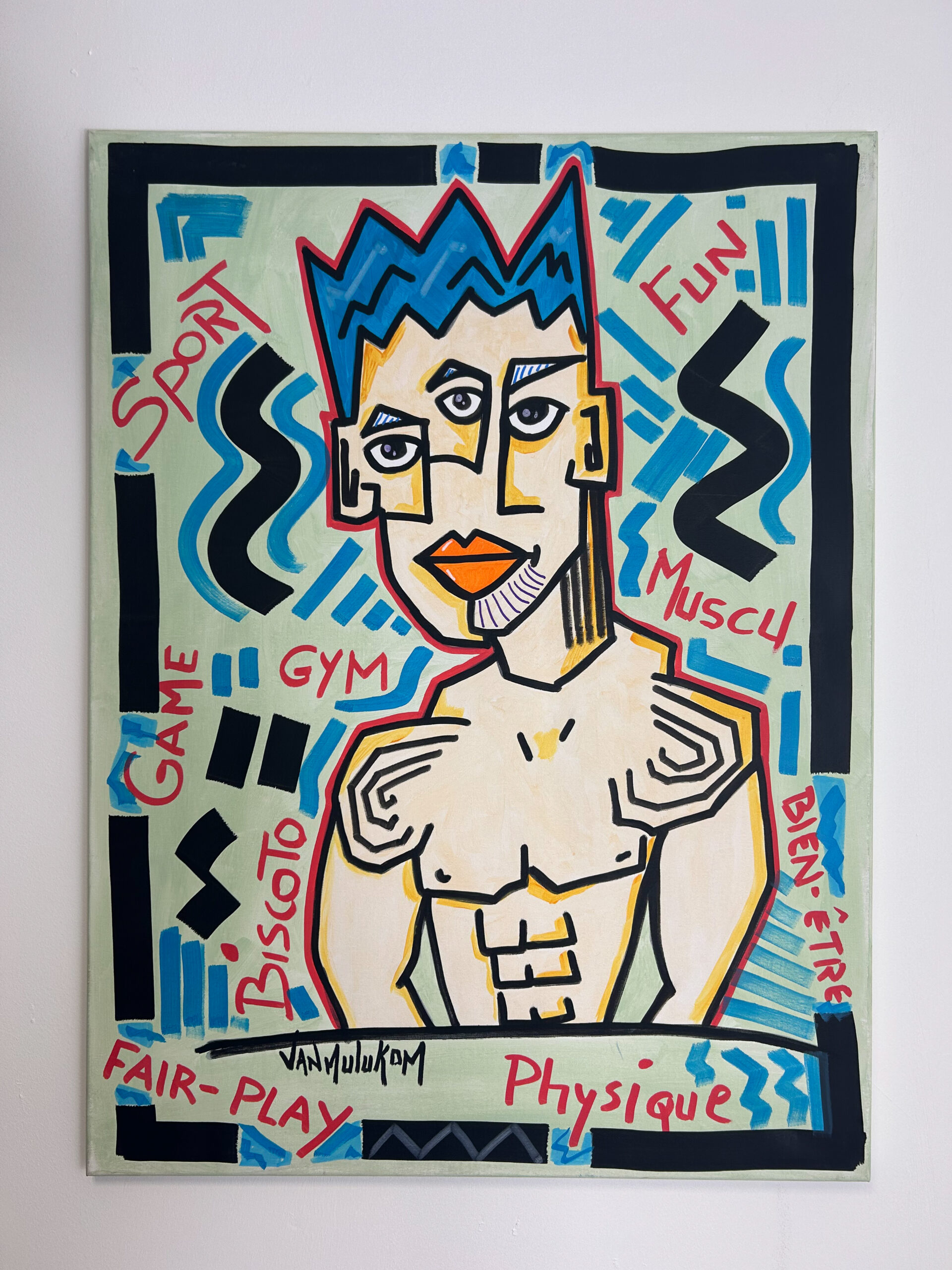 SPORT – Tableau pop art original | Van Mulukom