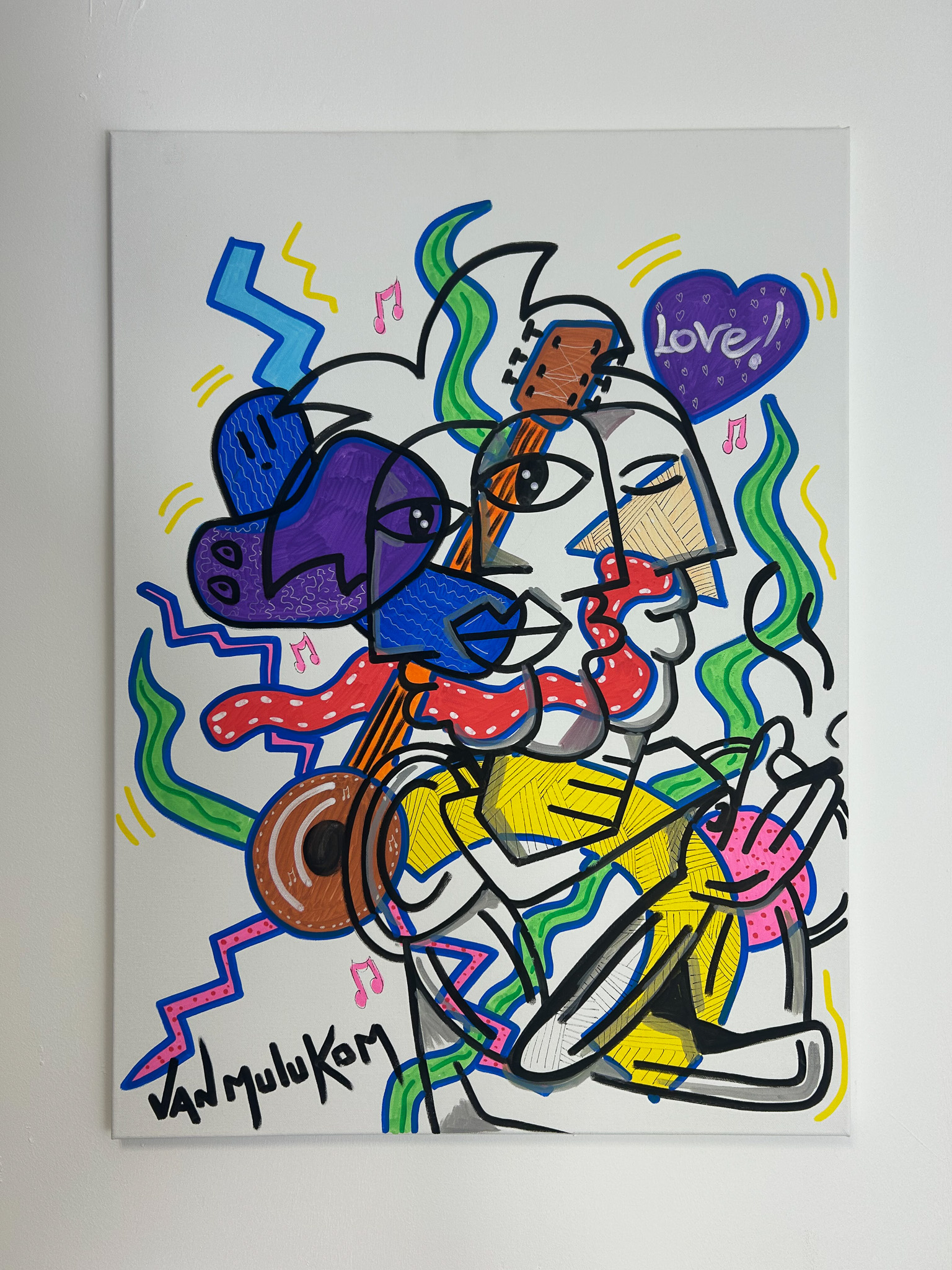 Love – Tableau pop art original | Van Mulukom