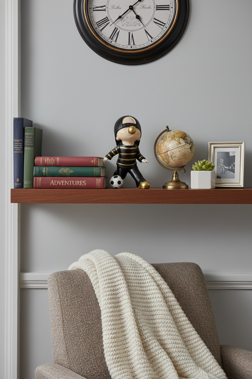 figurine-footballeur-resine-noir-or-35cm-deco-foot-design