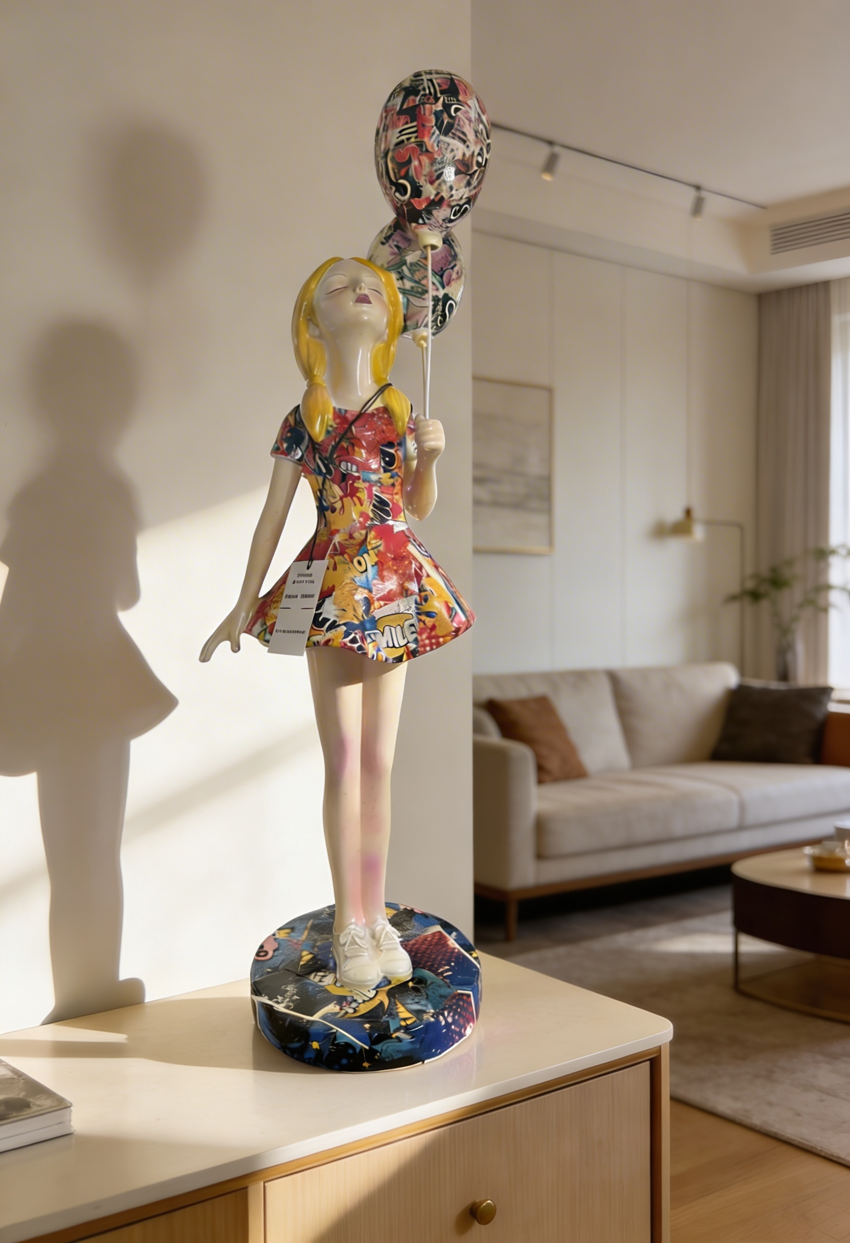 statue-resine-pop-art-edition-limitee-decoration-interieur
