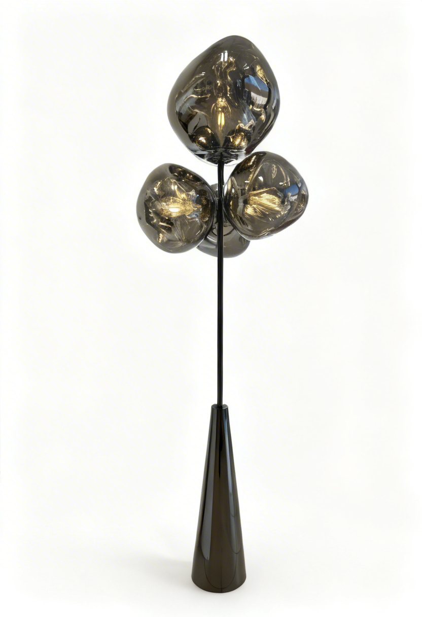 lampadaire-3-boules-verre-fume-design-175cm-pied-metal-noir