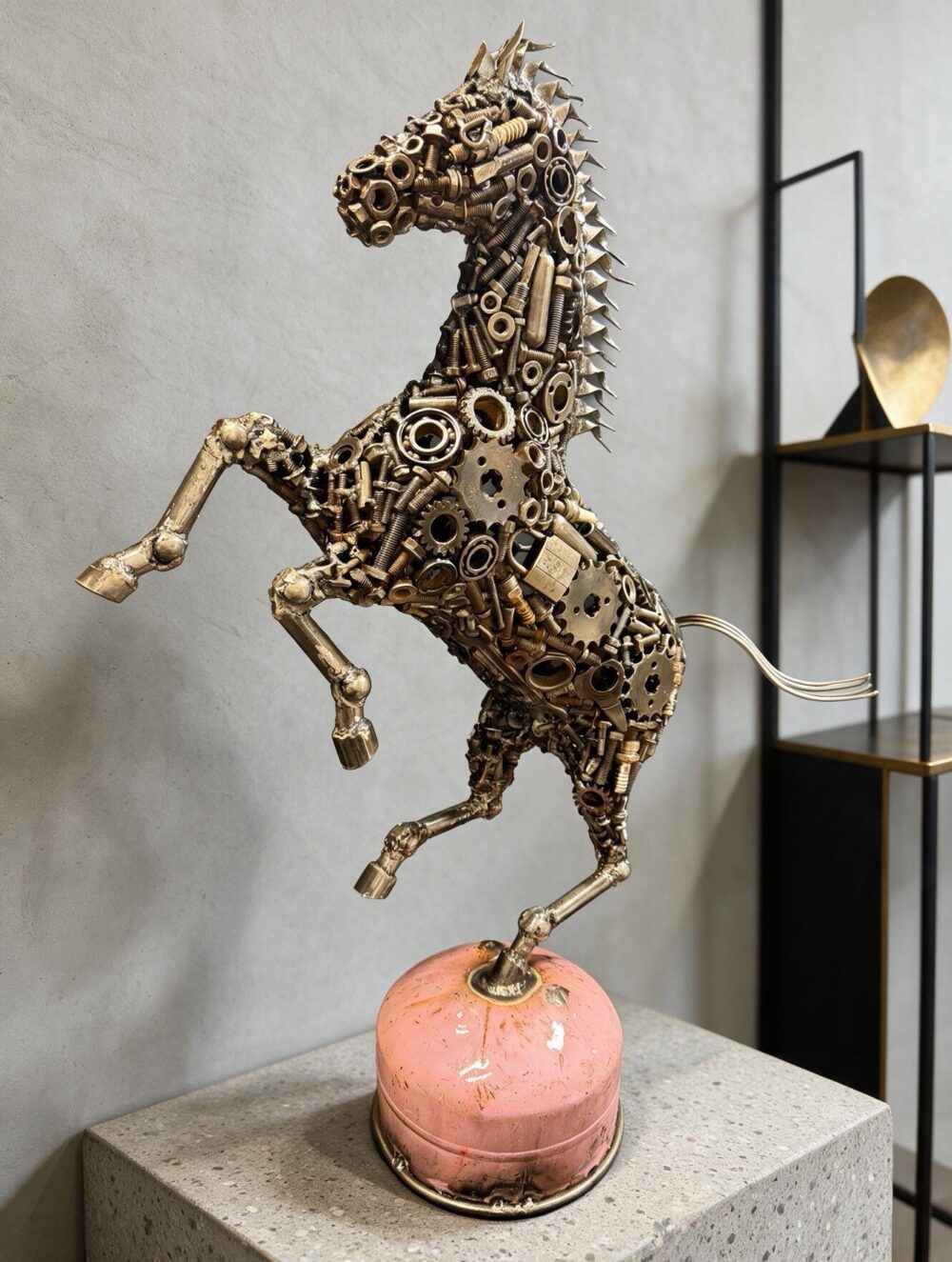 Cheval métal 75 cm