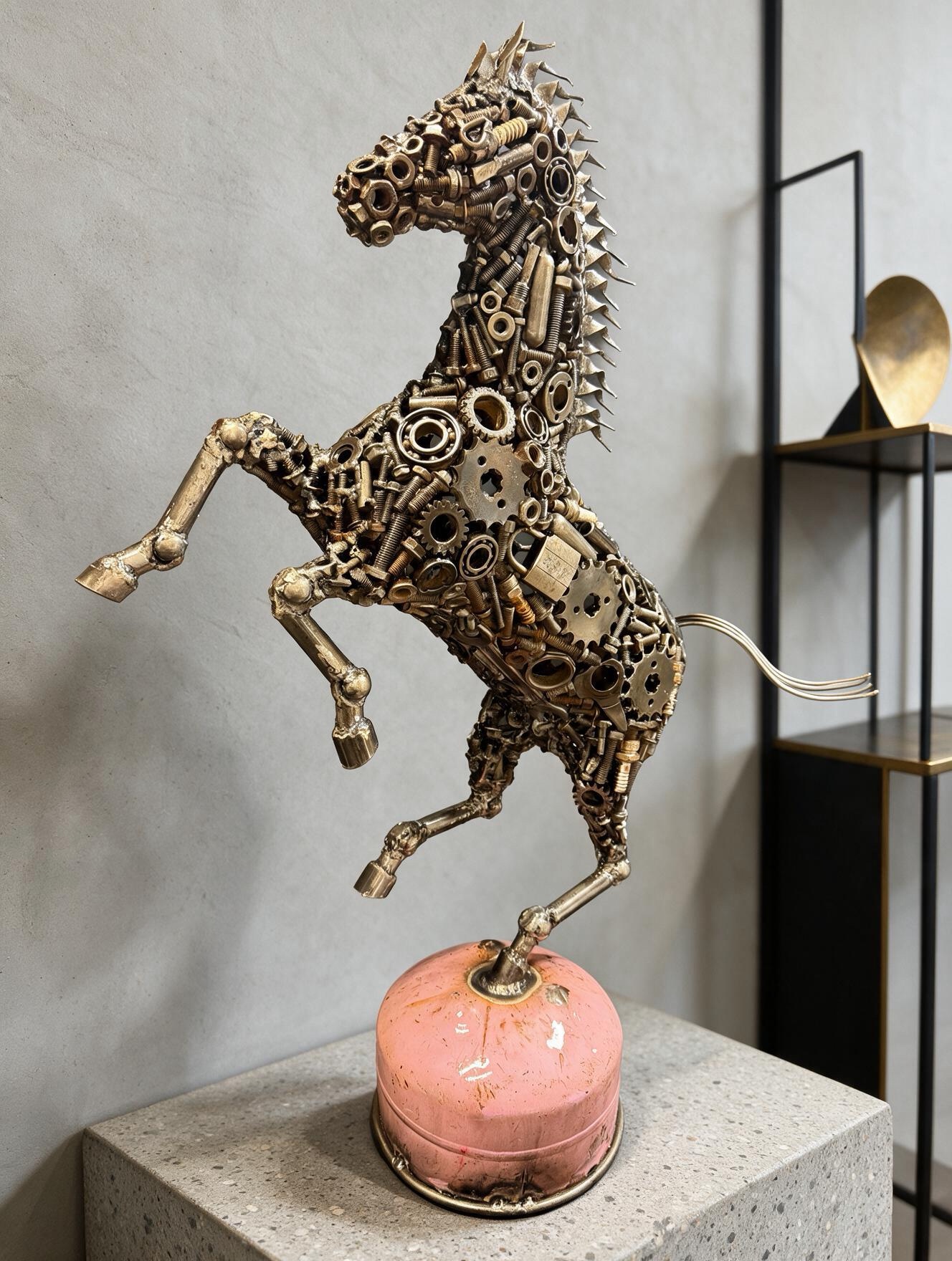 Cheval métal 75 cm