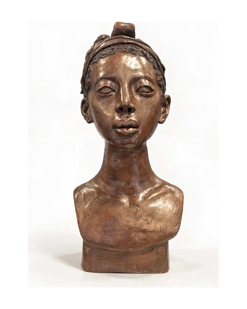 Buste Femme au Foulard
