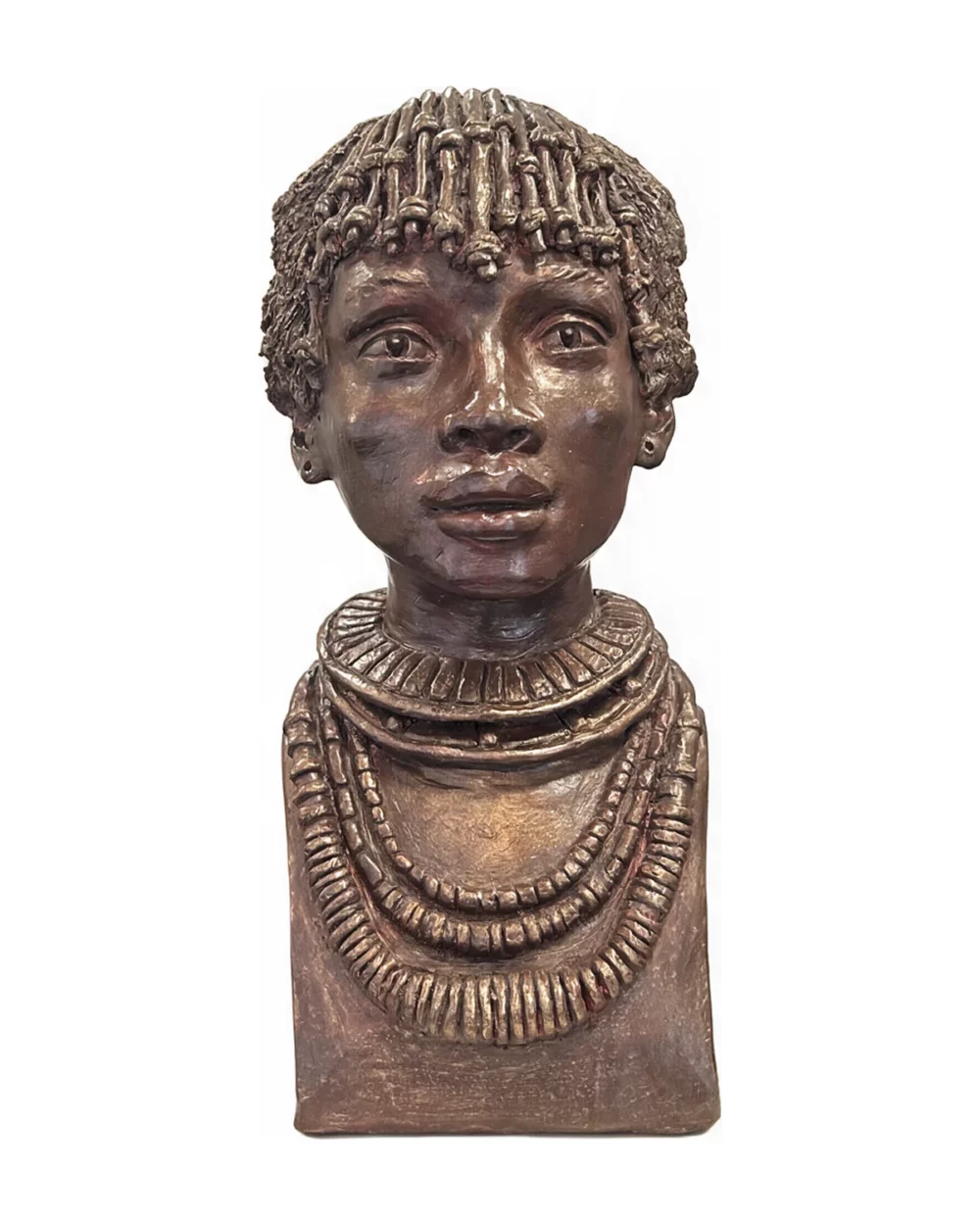 Buste Femme aux Colliers
