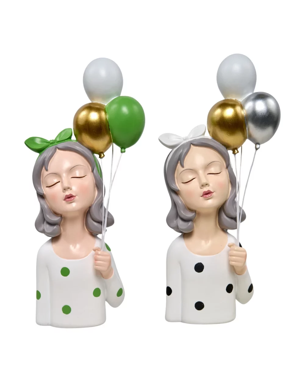 Buste Fille aux Ballons 37 cm