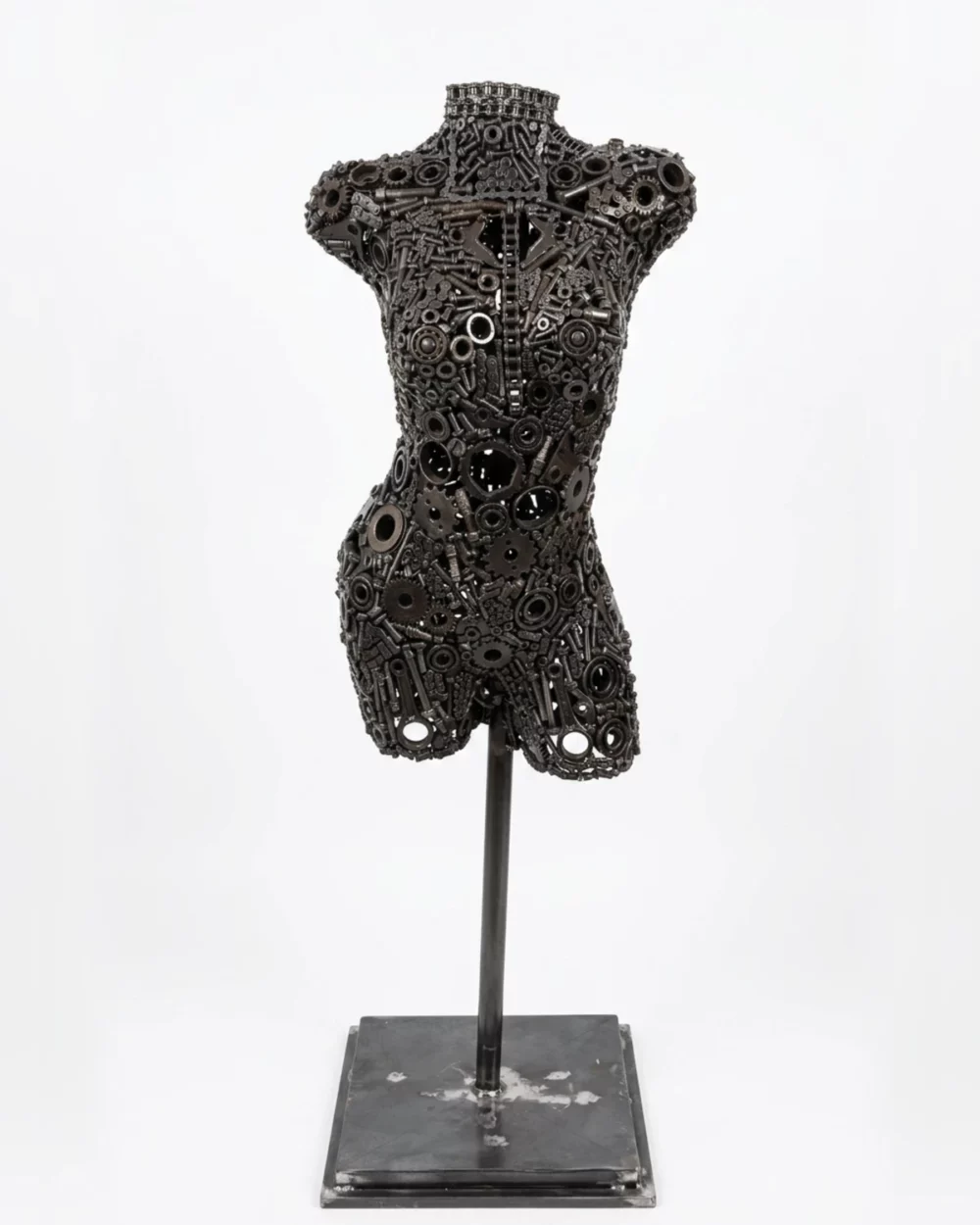 Buste mécanique métal 140 cm