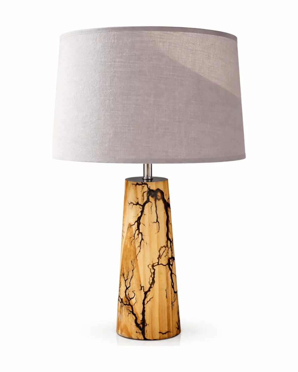 Lampe de table en bois Fractale