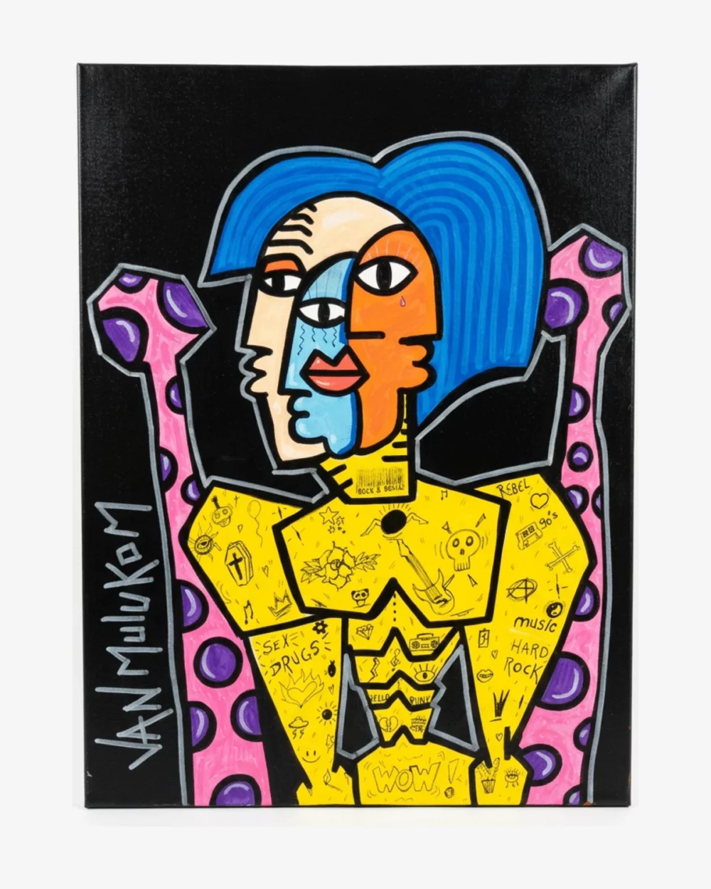Rock & Roll 55×75 cm – Van Mulukom