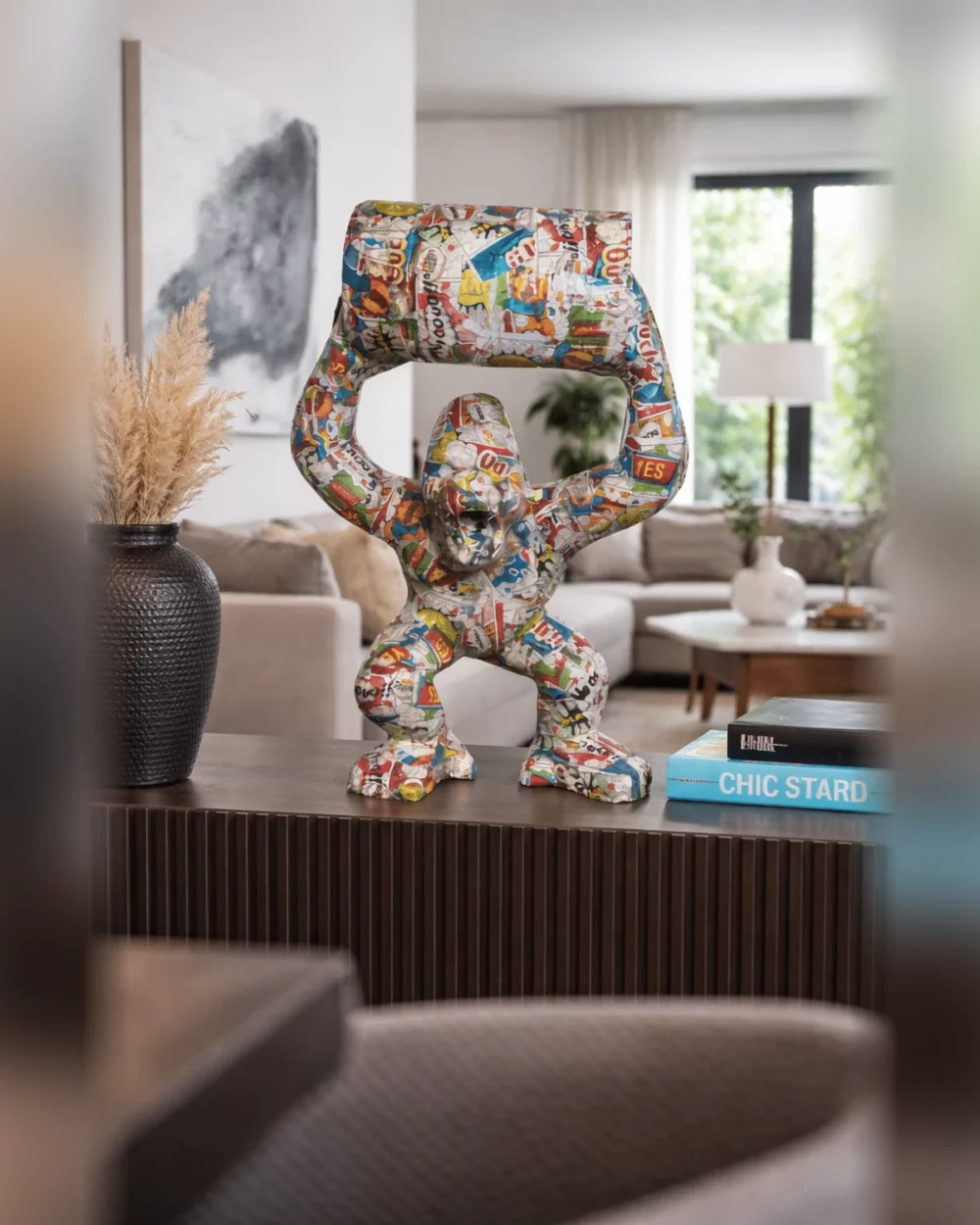 Statue Gorille Pop Art- Thierry Auger